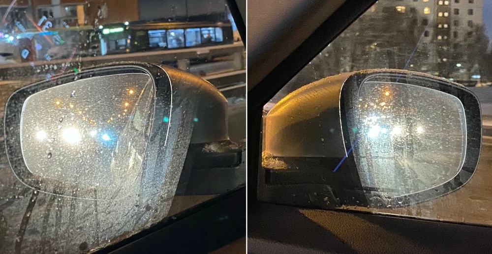 Chery Tiggo 4 Pro грязь на зеркалах