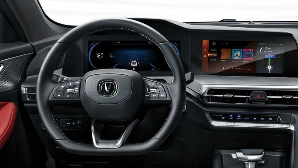 обновленный кроссовер Changan CS35 Plus салон интерьер