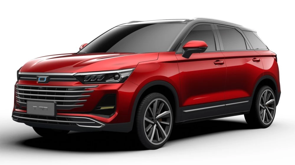 обновленный FAW Bestune T77 спереди