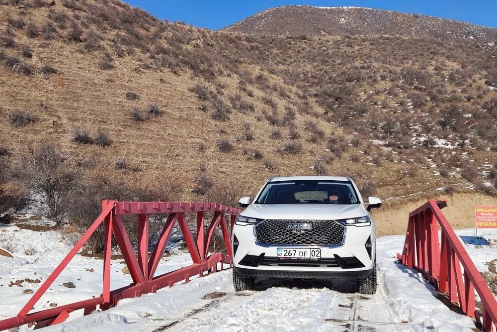 Haval H6 тест-драйв спереди Казахстан