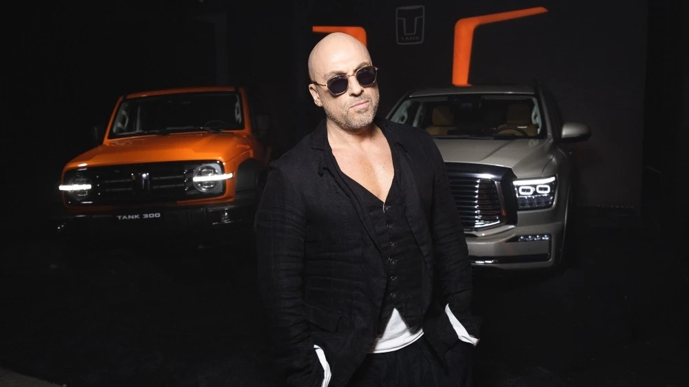 Дмитрий Нагиев внедорожник Tank амбассадор бренда