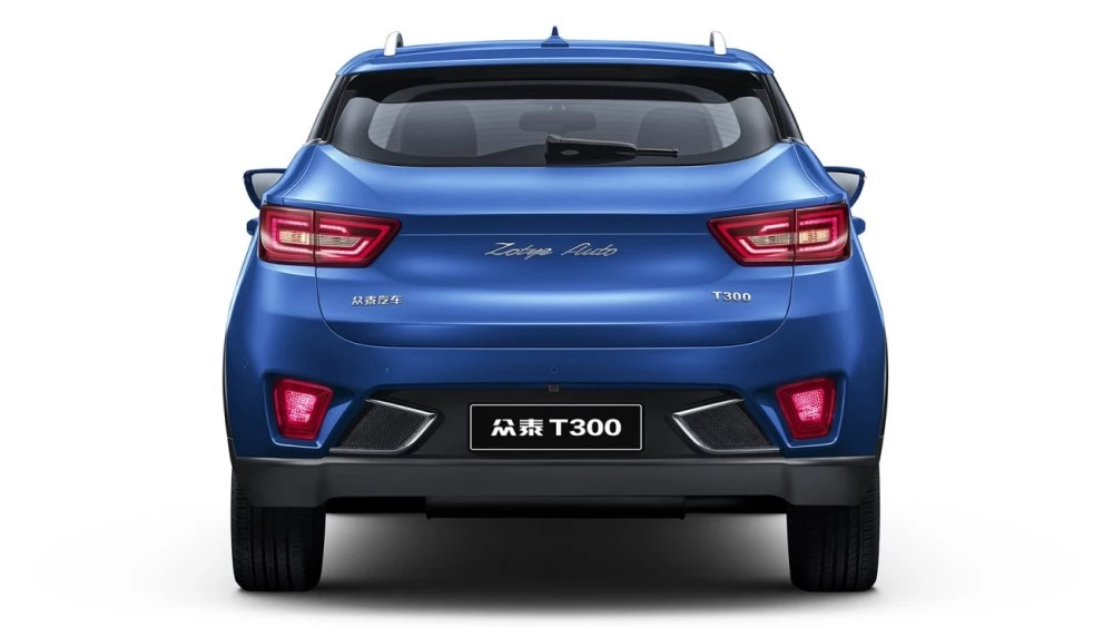 Zotye t300 t300L сзади