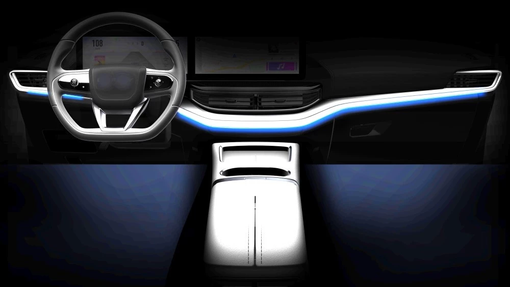 интерьер салон Chery eQ7