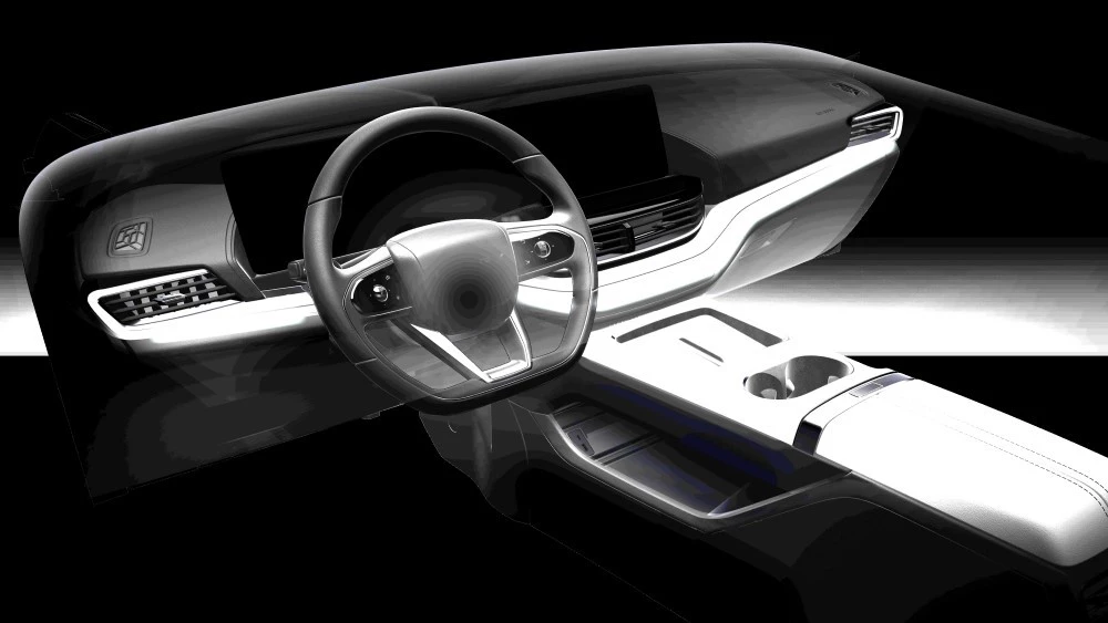 интерьер салон Chery eQ7