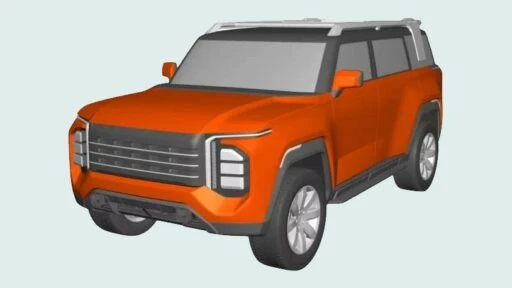 новый внедорожник Chery патенты спереди сбоку