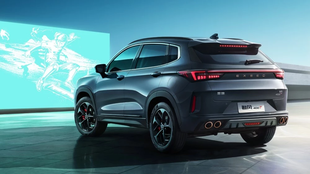 Exeed LX 400T сзади сбоку