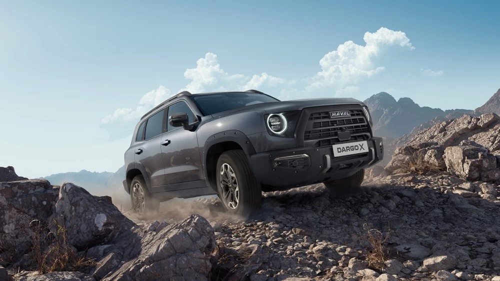 X-терьер. Внедорожная модификация Haval Dargo появится в России кроссовер Haval Dargo X сбоку спереди