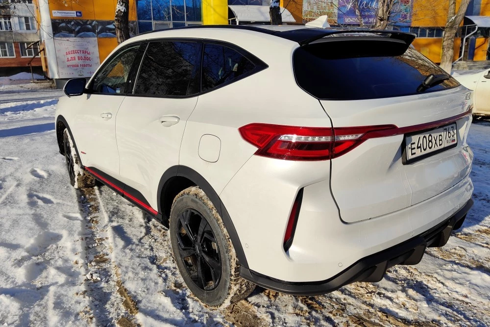 Haval F7 под микроскопом тюнинг без букв