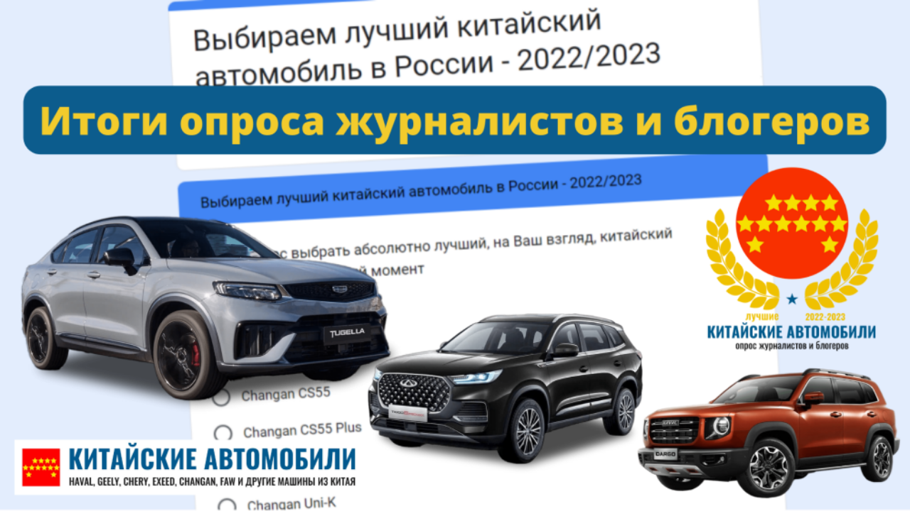 Как выбрать китайский автомобиль?