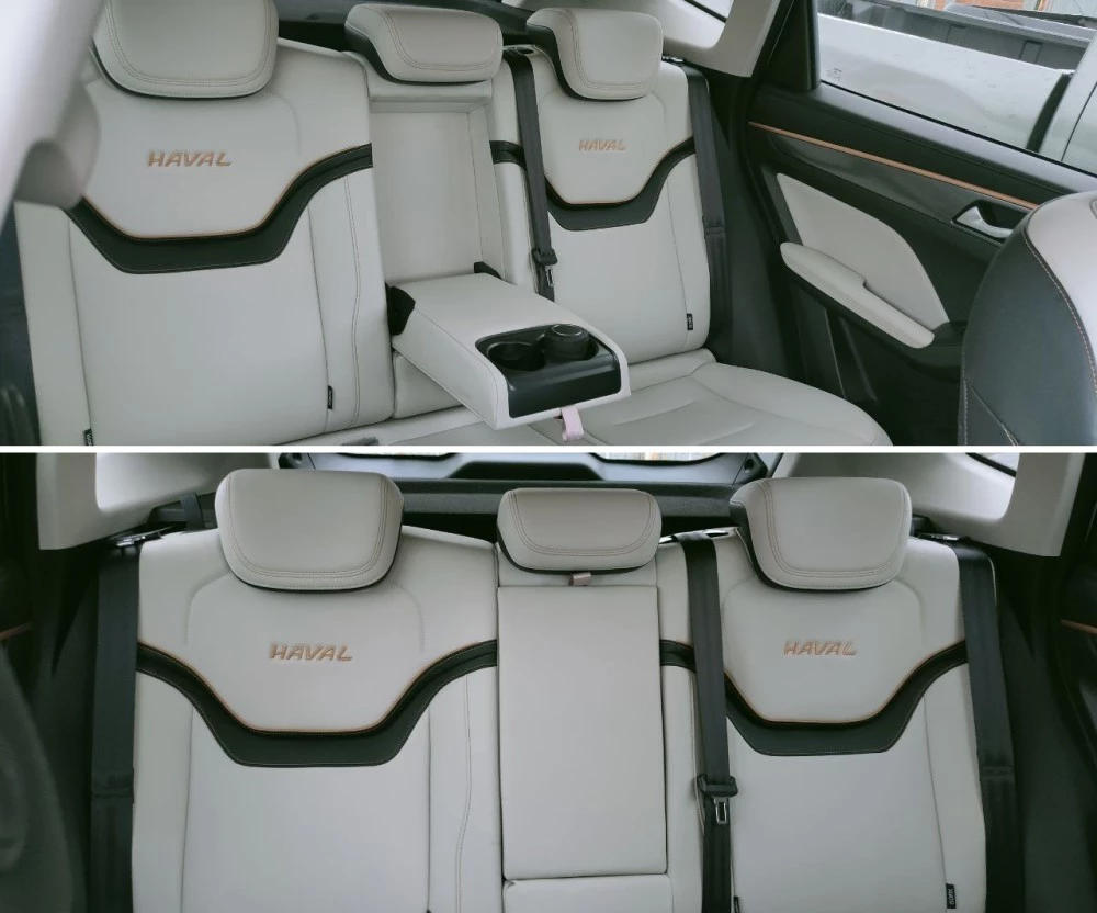 Haval Jolion второй ряд сидений салон интерьер
