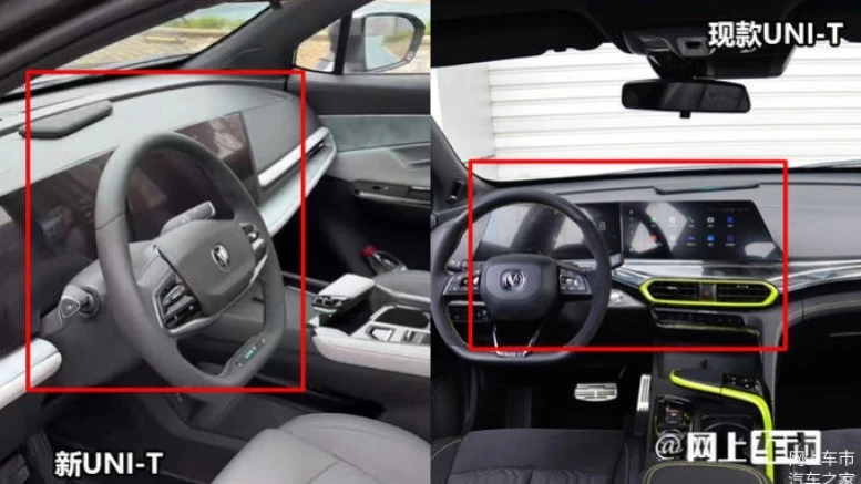 обновленный кроссовер Changan Uni-T салон