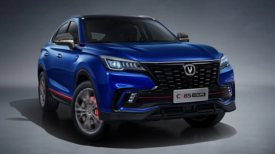 купе-кроссовер Changan СS85 Coupe сбоку спереди
