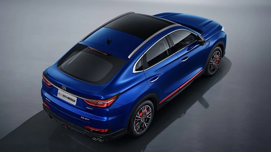 купе-кроссовер Changan СS85 Coupe сбоку сзади