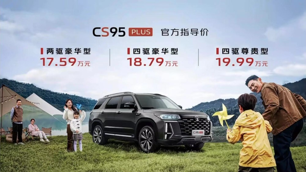 Changan CS95 Plus цены комплектации