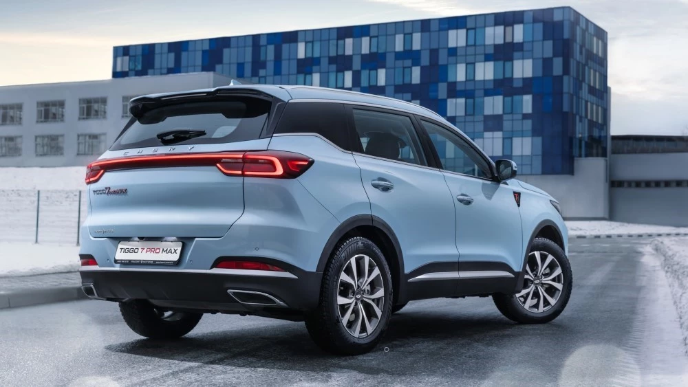 Chery Tiggo 7 Pro Max сзади сбоку