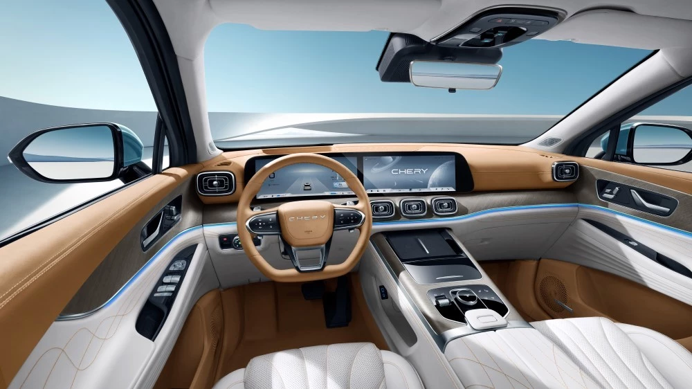 Chery Tiggo 9 интерьер салон