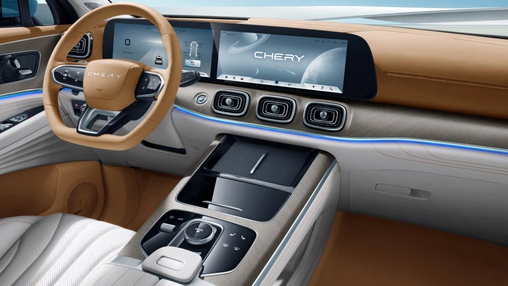 Chery Tiggo 9 интерьер салон