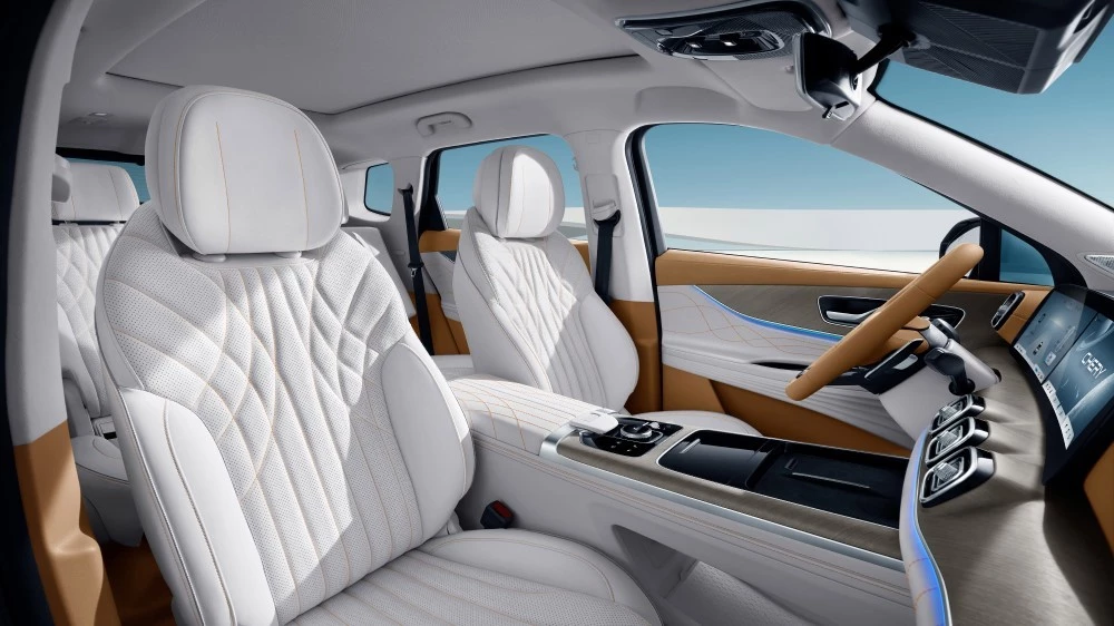 Chery Tiggo 9 интерьер салон первый ряд сиденья