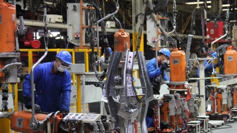 завод двигателей Chery в Китае