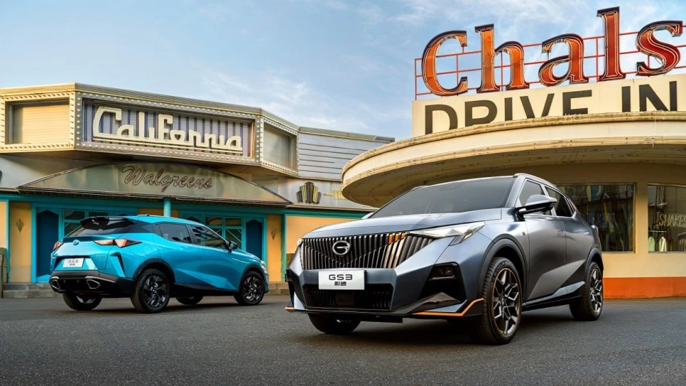 GAC GS3 второго поколения спереди сбоку сзади