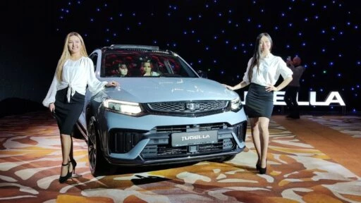 Geely Tugella презентация в Казахстане