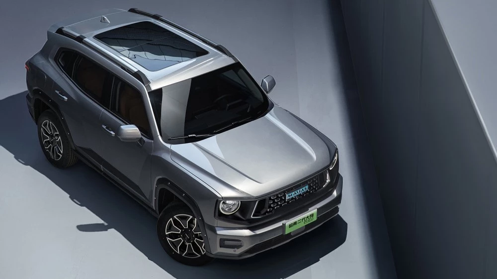 Haval H-Dog кроссовер сверху сбоку