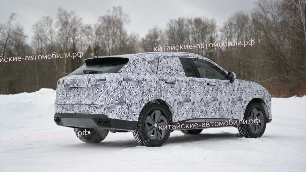 Exeed Yaoguang RX в России тесты сзади сбоку