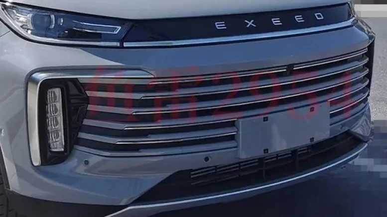 обновленный кроссовер Exeed TXL 2024 решетка радиатора