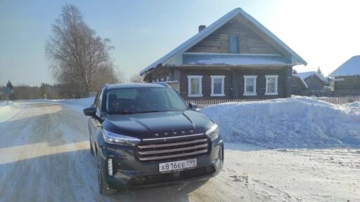 Exeed VX Limited Edition снег полный привод спереди