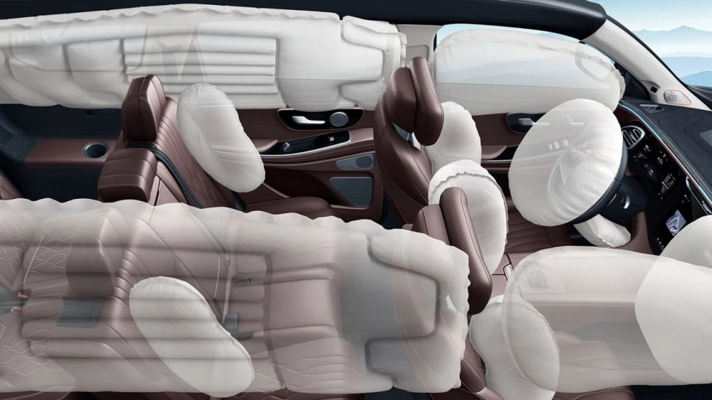 новый Exeed VX сбоку подушки безопасности