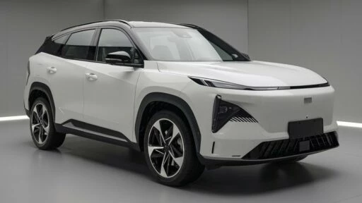 Geely Galaxy L7 спереди сбоку
