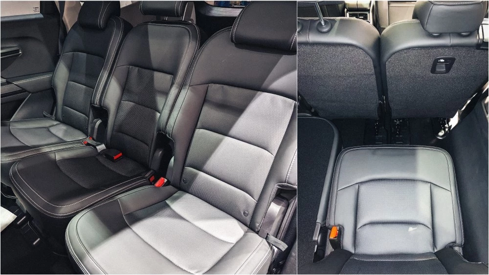 Geely Okavango салон интерьер второй ряд сидений