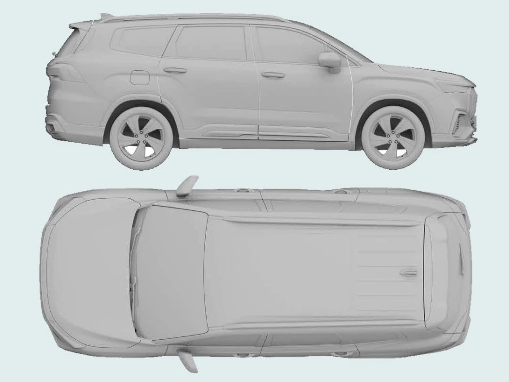 Geely Haoyue L патент в России сбоку сверху