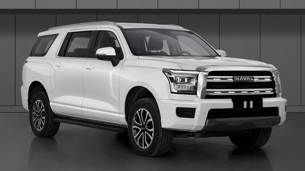 новый Haval H5 сбоку спереди