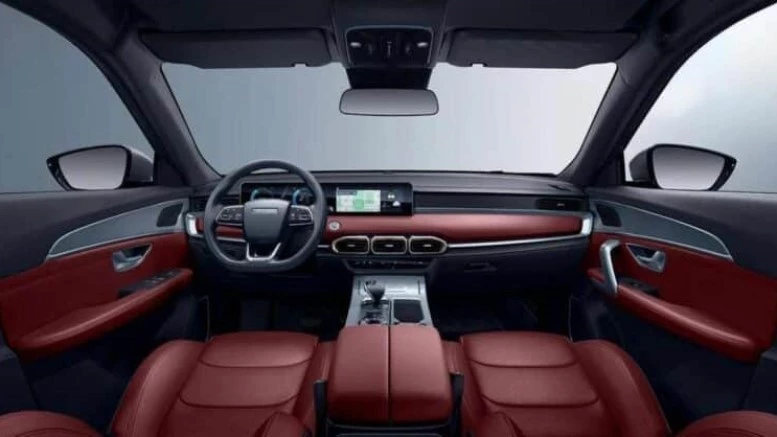 Jetour X70 Plus новая версия салон интерьер первый ряд