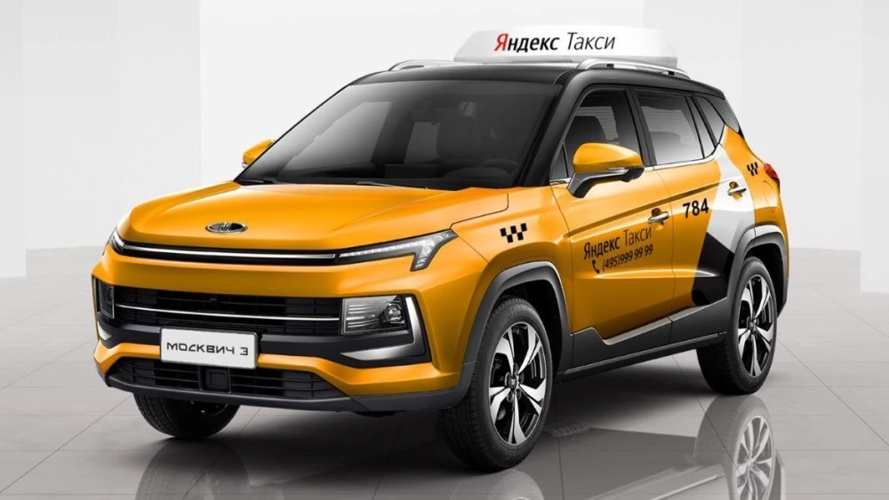 Москвич 3 в такси Яндекс каршеринг