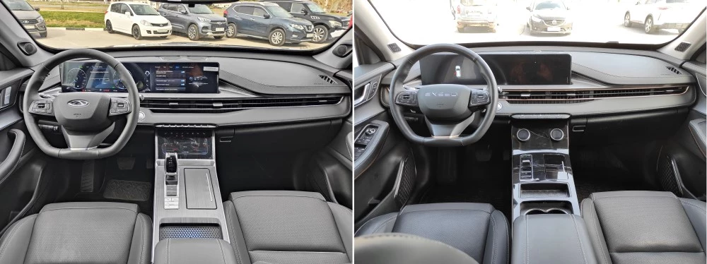 Chery Tiggo 7 Pro Max или Exeed LX салон интерьер