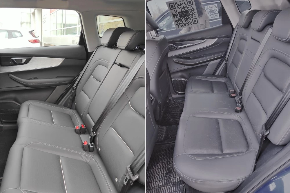 Chery Tiggo 7 Pro Max или Exeed LX салон интерьер второй ряд