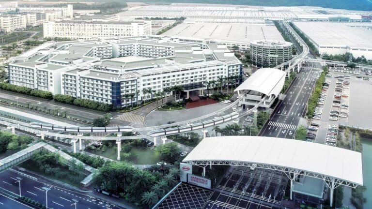 офис завод BYD в Шэньчжэне