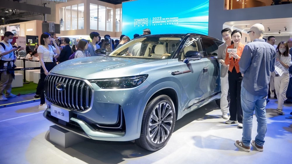 Chery Tiggo 9 с ДВС на Шанхайском автосалоне