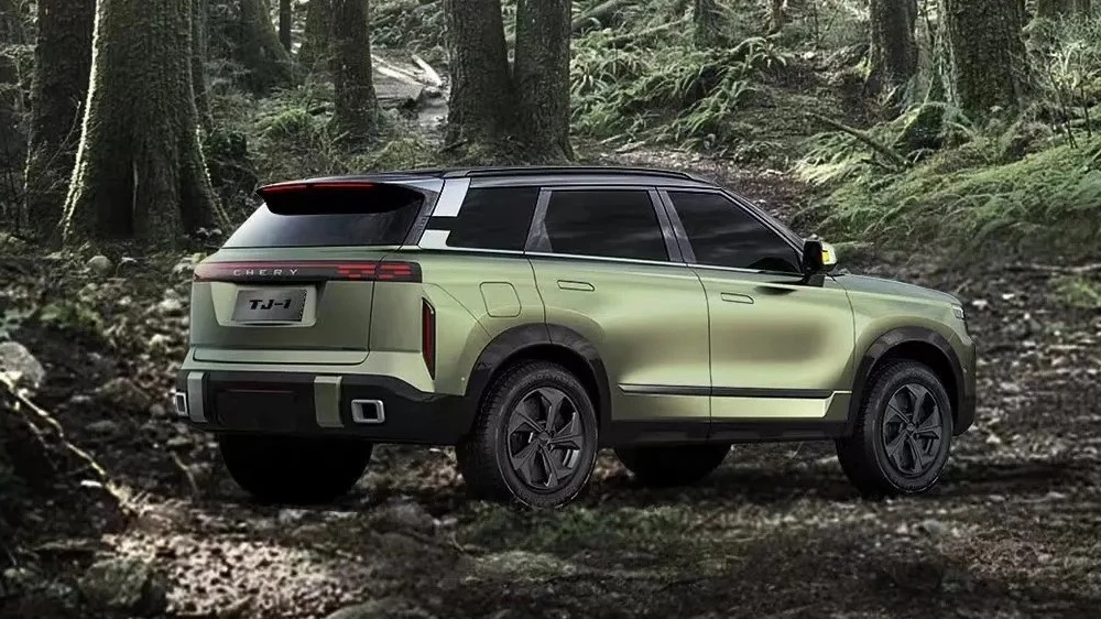 Chery TJ-1 сзади сбоку
