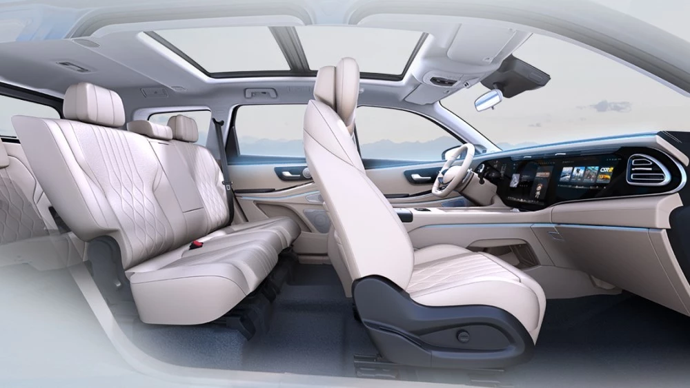 Exeed VX второго поколения 2023 салон интерьер