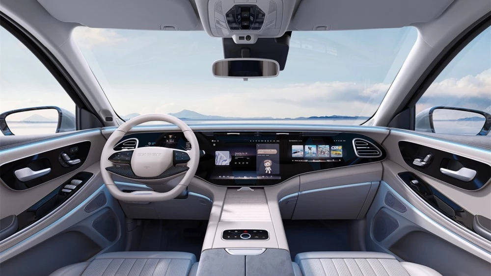 Exeed VX второго поколения 2023 салон интерьер