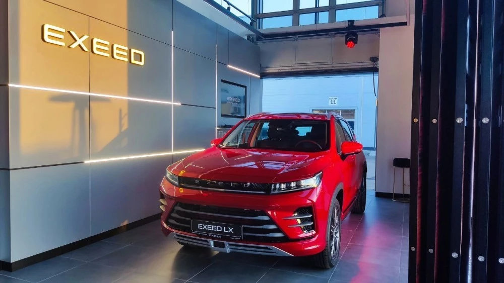 дилерские центры Exeed на российском рынке на Волхонке Exeed LX
