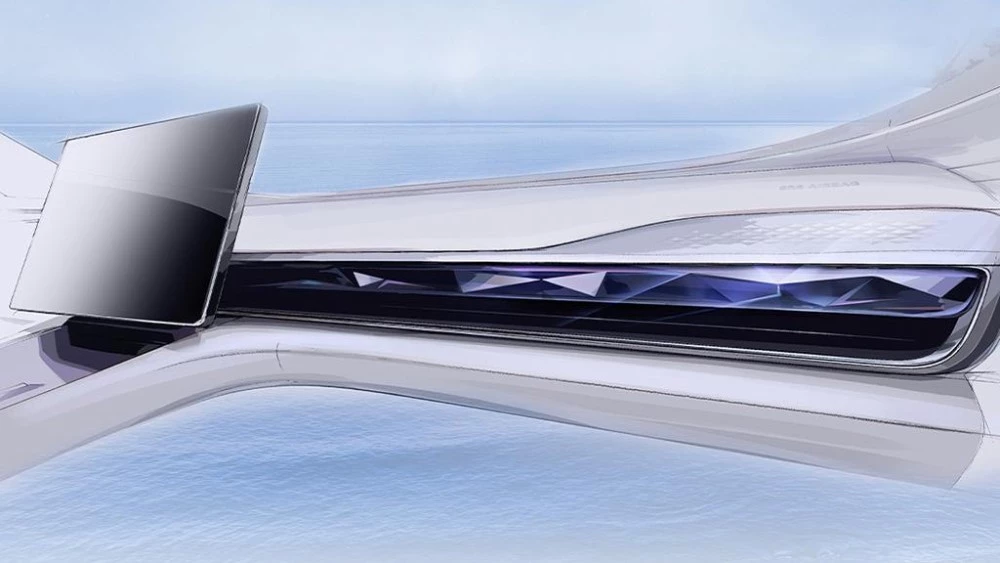 детали интерьера седана Exeed Sterra ES