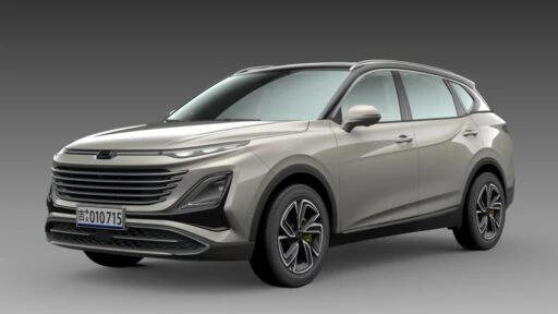 кроссовер FAW Bestune T90 сбоку спереди