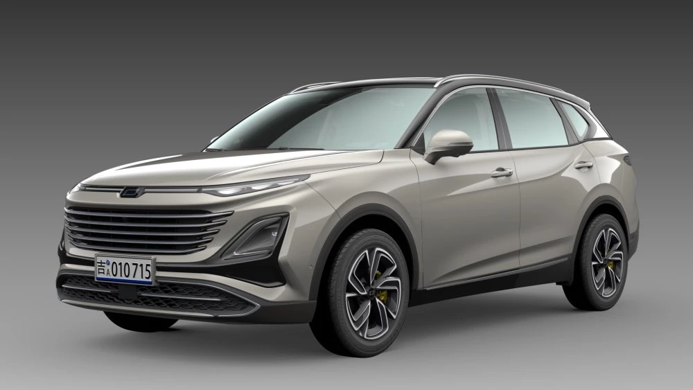 кроссовер FAW Bestune T90 сбоку спереди