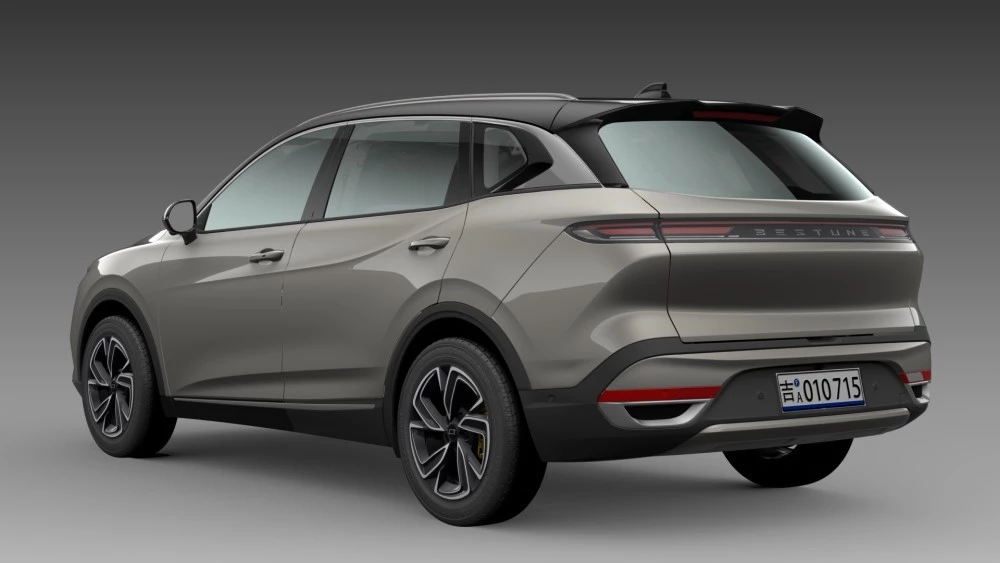 кроссовер FAW Bestune T90 сбоку сзади