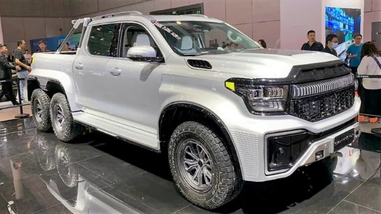 Шестиколёсный Great Wall Poer показали в Шанхае. У него будет 5 блокировок дифференциалов