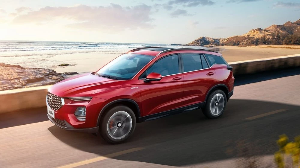 кроссовер Haima 8s спереди сбоку